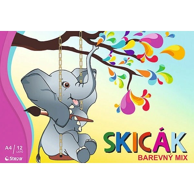 STEPA A4 12 listov farebný mix