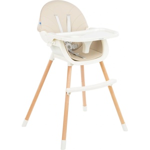 KikkaBoo Стол за хранене 2в1 KikkaBoo - Nutri Wood, Beige (31004010118)