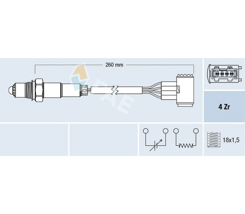Lambda sonda FAE 77389