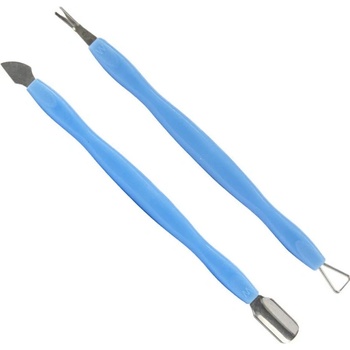 ASPIRA Modré nástroje na manikúru a pedikúru 2 ks