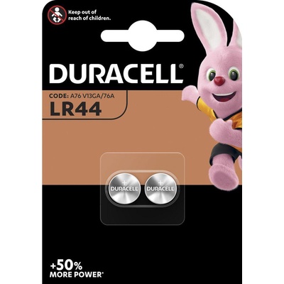 Duracell Батерия алкална LR44 AG13 2pk блистер 1, 55V DURACELL (DUR-BA-LR44-2PK)
