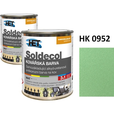 Het Soldecol Kovářská Barva 0,75L | HK 0952 tmavě zelená