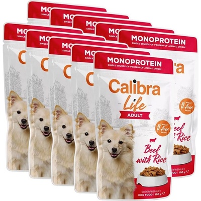 Calibra Dog Life Adult Beef with Rice консерви 10 x 150 г