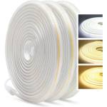  220v cob led лента ip65 3000 К топла светлина ►парчета с различна дължина в комплект със захранващ кабел и скоби (0638 ww)