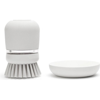 Brabantia Четка за миене на съдове с дозатор за препарат за съдове, светлосива, Brabantia (BRAB302640)