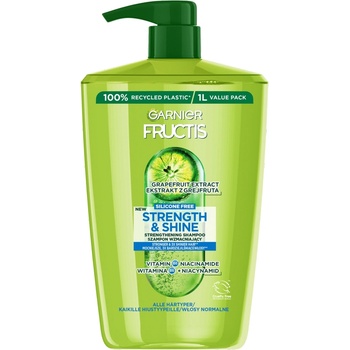 Loreal Group Garnier Fructis Strength & Shine Fortifying Shampoo шампоан за укрепване и блясък на косата 1000 мл