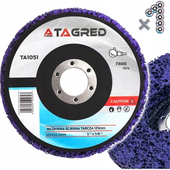 Tagred Brúsny kotúč netkaný 125 x 22 mm TA1051