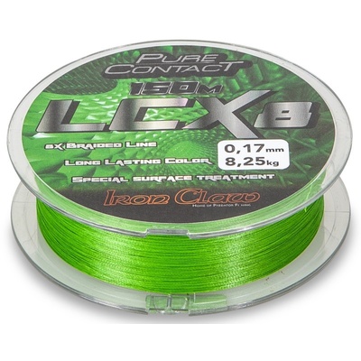Iron Claw Šnúra LCX8 zelená 150m 0,24mm 15,05kg