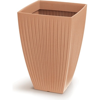 Prosperplast Vysoký květináč LATIE SQUAR I 40 cm terakota
