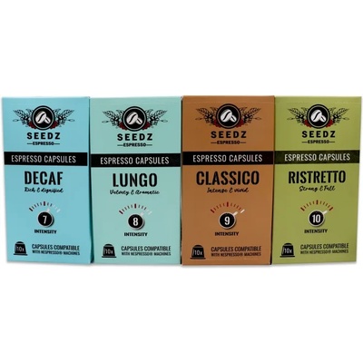 CoffeeSeedz Espresso Seedz Packet- Биоразградими Капсули 4 Опаковки