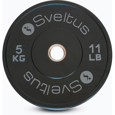 Sveltus Олимпийски бъмпер тежести Sveltus Training 5 kg black