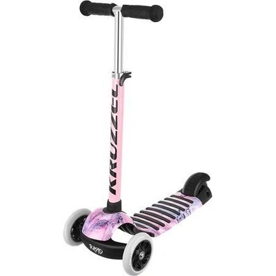 Тротинетка със светещи колела - Rapid Pu - Розова (KRU10283)