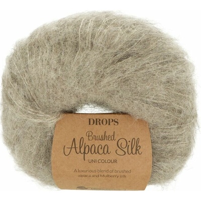 Drops Brushed Alpaca Silk 02 šedá