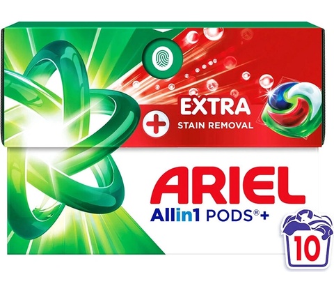 Ariel Plus kapsule +Extra Clean 10 PD