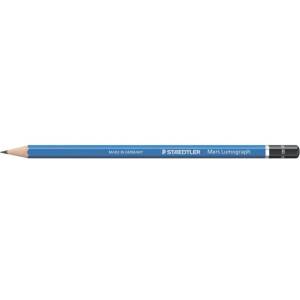 STAEDTLER Графитен молив, B, шестоъгълен, STAEDTLER "Mars Lumograph 100" 100-B (100-B)
