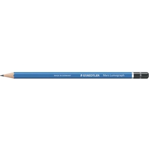 STAEDTLER Графитен молив, B, шестоъгълен, STAEDTLER "Mars Lumograph 100" 100-B (100-B)