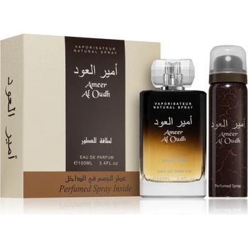 LATTAFA Ameer Al Oudh Intense Oud унисекс комплект EDP 100 ml + дезодорант 50 ml