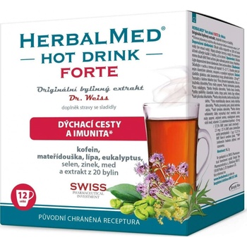 Dr.Weiss HERBALMED HotDrink pro podporu zdraví dýchacích cest 24 ks