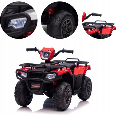 Baby Mix Elektrické autíčko Quad red Červená