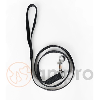 Miazoo Миазоо - Повод за кучета , изкуствена лента 1.5/120 см. черен