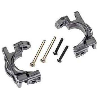 Traxxas предно окачване на главината HD сив (за #9080)