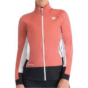 Sportful Дамско яке за ски бягане Sportful Women's Apex Jacket Cross-country ski jacket - Dusty Red / White / Black - размер XS (103-2646-0111)
