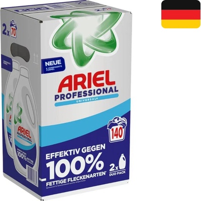 Ariel Professional 100% prací gel Universal 2 x 70 PD 6,3 l