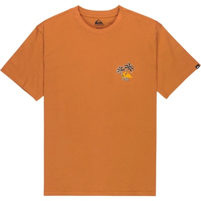 Quiksilver Мъжка тениска Quiksilver EVO Learning From Nature S/S T-shirt - Tobacco Brown (216-8981-0313)