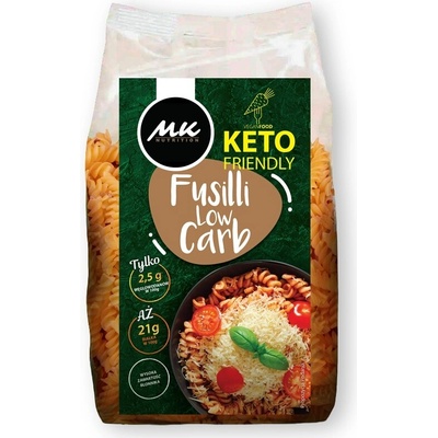 MK Nutrition KETO Těstoviny Fusilli Low Carb 250g