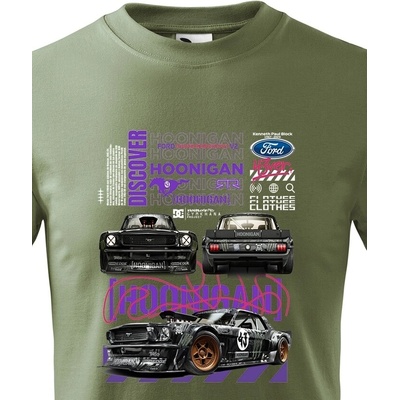 Dětské triko Ford Mustang Hoonicorn Military Canvas tričko Bezvatriko.cz 2374