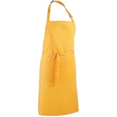 Premier Workwear Klasická zástěra za krk PR150 Sunflower Pantone 136c 72x86cm