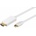 MicroConnect Mini Displayport to HDMI Cable 2m incl. audio transmission White, Gold plated plugs, resolution : 1920*1080p