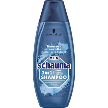 Schauma Men šampon Mořské minerály a Aloe Vera 3 v 1 400 ml