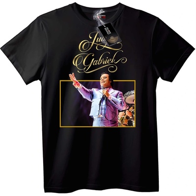 NOONEBRAND Тениска Музика на Juan Gabriel - 2XL, Black
