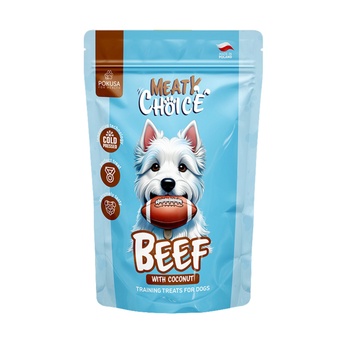 Pokusa for Health POKUSA MEATY CHOICE - наградки за кучета с кокос и говеждо 200гр (PokusaForHealth)