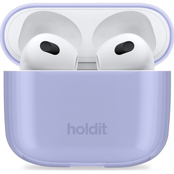 Image 1 of Holdit Калъф за слушалки Holdit - SeeThru, AirPods 3, Lavender (7330985154218)