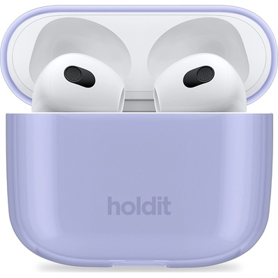 Holdit Калъф за слушалки Holdit - SeeThru, AirPods 3, Lavender (7330985154218)