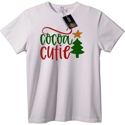 NOONEBRAND Тениска Какаов сладкиш за Коледа - XL, White