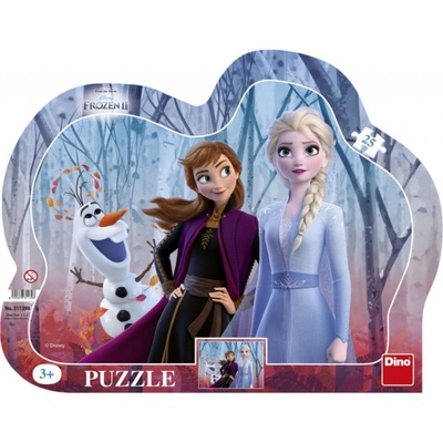 Dino Frozen II. 25 dielov kontúra