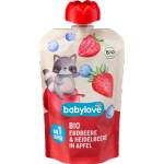 babylove Плодово пюре ягода, черна боровинка и ябълка, 1+г, 100 g (1500483)
