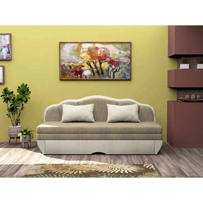 DST Канапе Caprice-dst, светло бежово и тъмно бежово