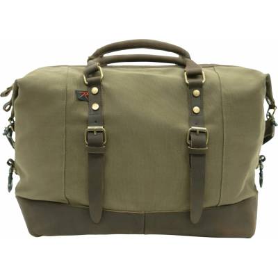 ROTHCO taška cestovná CARRY-ON plátenná ZELENÁ