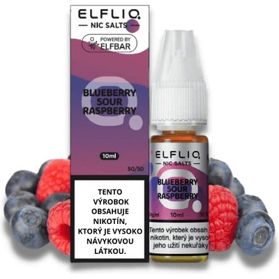 ELFLIQ Salt BLUEBERRY SOUR RASPBERRY 10 ml - 20 mg