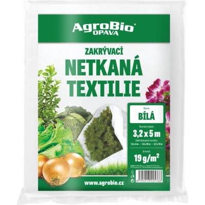 AgroBio netkaná textilie 3,2 x 5 m bílá