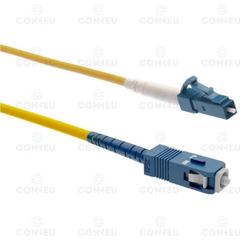 Conneu Оптична пач корда LC/UPC-SC/UPC Сингъл мод 9/125 симплекс, 5м (CNFJ-LCSCOS2SYE3mm-5)