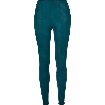 Urban Classics Дамски кожен панталон в цвят тюркоаз Urban Classics Ladies PantsUB-TB3763-01149 - Тюркоаз, размер S