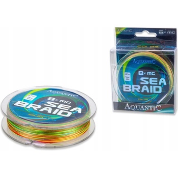 Aquantic šnúra osempramenná MC Sea-Braid 300 m 0,30 mm multicolor