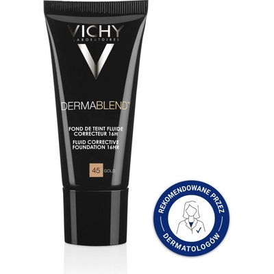 Vichy Dermablend 3D Correction vyhlazující korekční make-up SPF25 45 Gold 30 ml