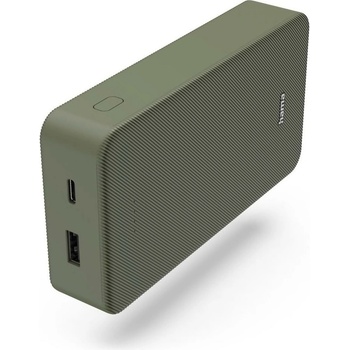 Hama Външна батерия /power bank/ Hama Colour 20, 20 000 mAh, зелена, 1x USB-C, 1x USB-A (HAMA-201716)