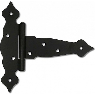 Satos Závěs trojúhelníkový ozdobný 150x45x185mm černý lak